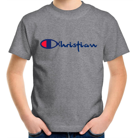 Chirstian-Kids T-Shirt-Christian (Champion Parody)-Studio Salt & Light