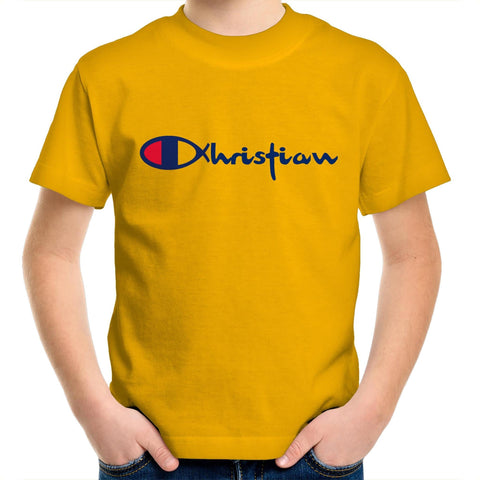 Chirstian-Kids T-Shirt-Christian (Champion Parody)-Studio Salt & Light