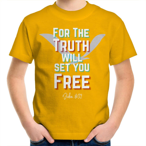 Chirstian-Kids T-Shirt-The Truth Will Set You Free-Studio Salt & Light