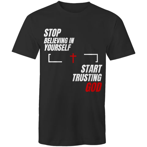 Chirstian-Men's T-Shirt-Start Trusting God-Studio Salt & Light