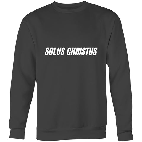 Chirstian-Unisex Sweatshirt-Christ Alone (Solus Christus)-Studio Salt & Light