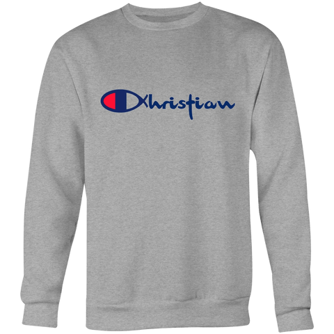 Chirstian-Unisex Sweatshirt-Christian (Champion Parody)-Studio Salt & Light