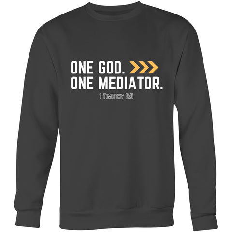 Chirstian-Unisex Sweatshirt-One God One Mediator-Studio Salt & Light