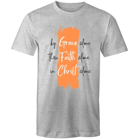 Chirstian-Men's T-Shirt-Grace Alone Faith Alone Christ Alone-Studio Salt & Light