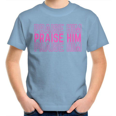 Chirstian-Kids T-Shirt-Praise Him (V2)-Studio Salt & Light