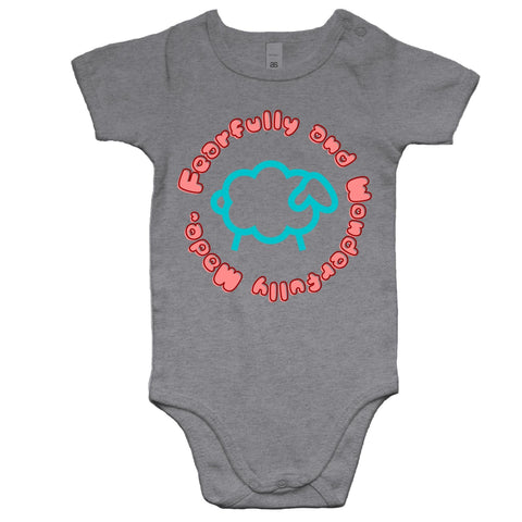 Chirstian-Infant Onesie-Fearfully And Wonderfully Made-Studio Salt & Light