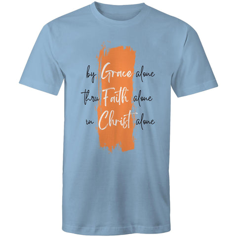 Chirstian-Men's T-Shirt-Grace Alone Faith Alone Christ Alone-Studio Salt & Light