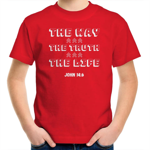 Chirstian-Kids T-Shirt-The Way The Truth The Life-Studio Salt & Light