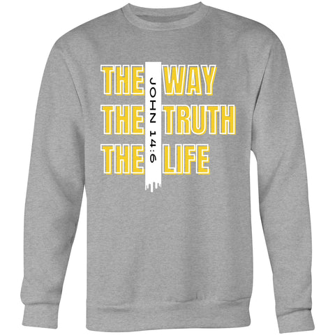 Chirstian-Unisex Sweatshirt-The Way The Truth The Life (V3)-Studio Salt & Light