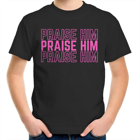 Chirstian-Kids T-Shirt-Praise Him (V2)-Studio Salt & Light