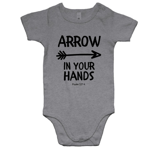 Chirstian-Infant Onesie-Arrow in Your Hands-Studio Salt & Light