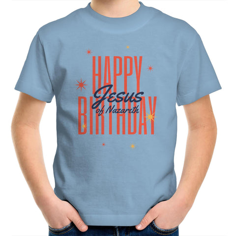 Chirstian-Kids T-Shirt-Happy Birthday Jesus-Studio Salt & Light