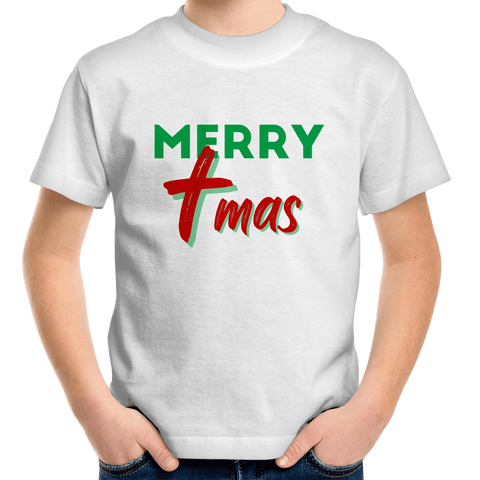 Chirstian-Kids T-Shirt-Merry Xmas-Studio Salt & Light