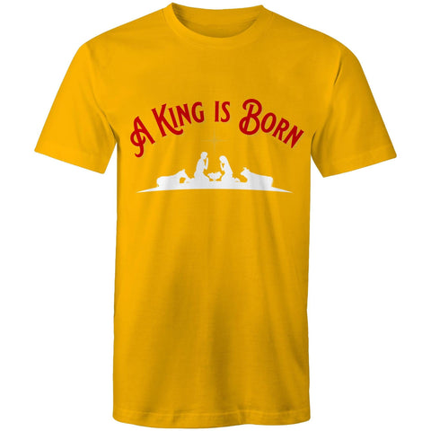 Chirstian-Men's T-Shirt-A King Is Born-Studio Salt & Light