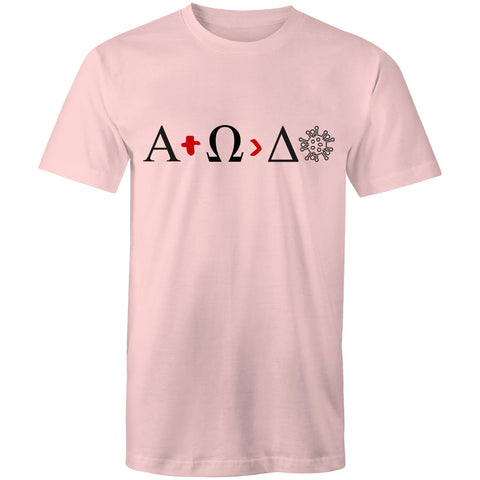 Chirstian-Men's T-Shirt-Alpha And Omega Is Greater Than Delta-Studio Salt & Light