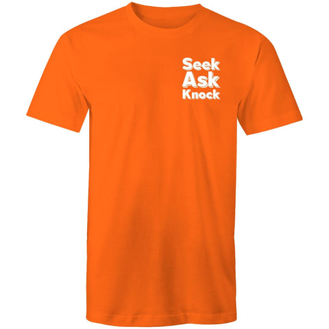 Chirstian-Men's T-Shirt-Ask Seek Knock (V2)-Studio Salt & Light