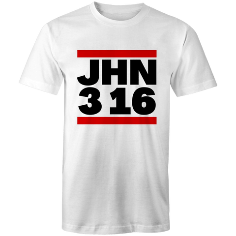 Chirstian-Men's T-Shirt-John 3:16 (DMC Parody)-Studio Salt & Light