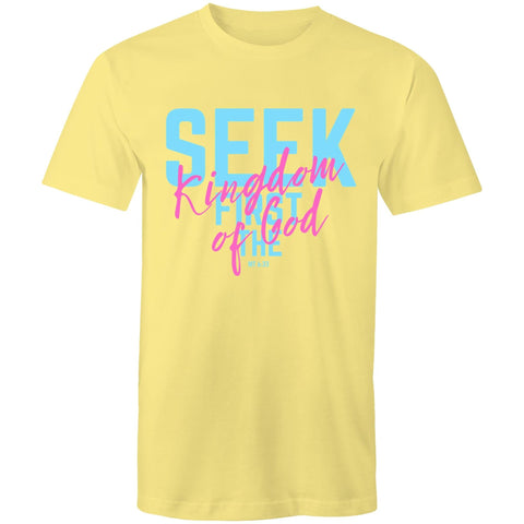 Chirstian-Men's T-Shirt-Seek First The Kingdom of God-Studio Salt & Light