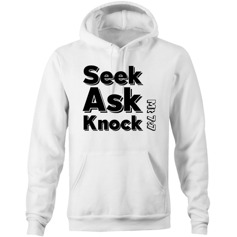 Chirstian-Unisex Hoodie-Ask Seek Knock (V3)-Studio Salt & Light