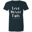 Chirstian-Women's T-Shirt-Love Never Fails-Studio Salt & Light